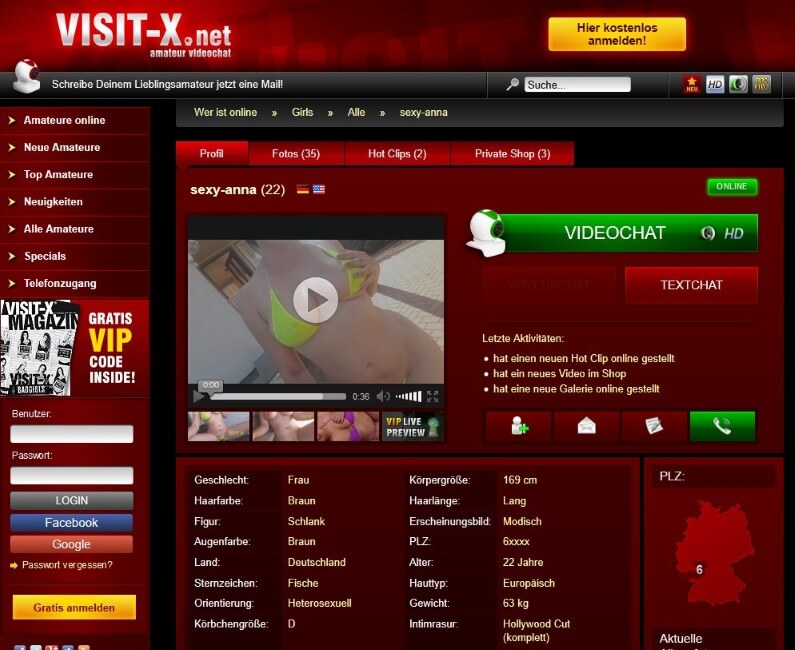 Visit x telefon