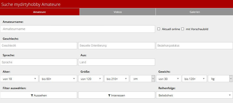 suchfunktionen mydirtyhobby