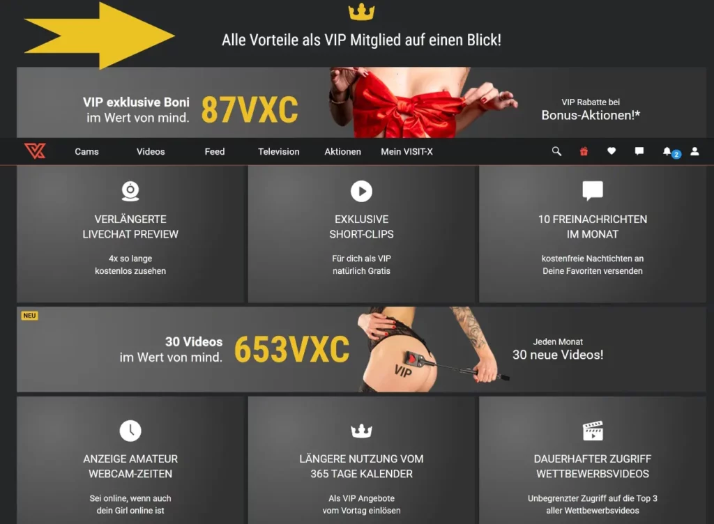 visit-X VIP Gutschein