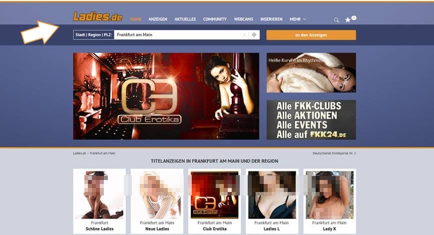 Ladies.de Screenshot