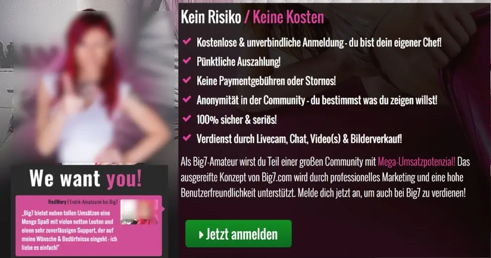 camgirl anmeldung auf big7.com