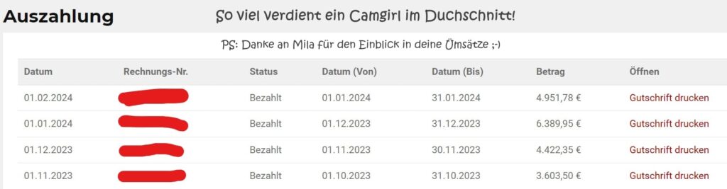 camgirl abrechnung verdienst